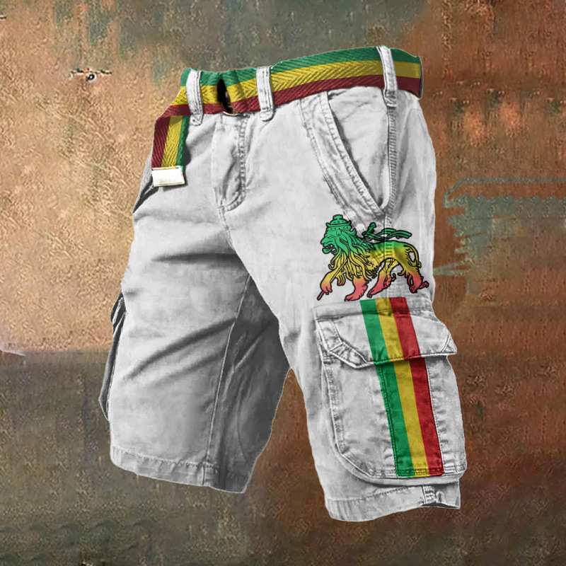 New European and American Trendy 3D Personalized Printed Trendy Shorts Zipper Men's Pants Independent Station Amazon Hot-Selling Model New European and American Trendy 3D Personalized Printed Trendy Shorts Zipper Men's Pants Independent Station Amazon Hot-Selling Model
