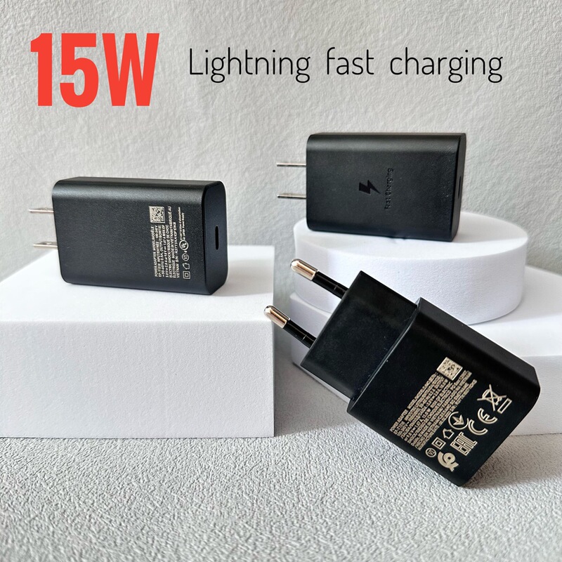 Suitable for Samsung 15W US Fold2 3 fast charging charger A53 A54 A10 A50 PD fast charging head