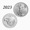 New model 2024 Foreign Trade Coin Freedom Goddess Commemorative Coin Memorial Coin Cross -border Eagle Ocean Commemorative Coin Source Factory