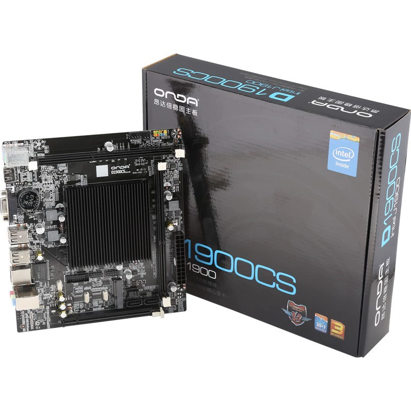 Совместимо с Intel Onda D1900CS (встроенный Intel J1900/CPU OnBoard) HDMI/VGA