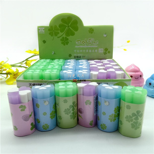 Tianzhuo TE-9953 eraser student Clover cartoon shape fresh 2B cutting eraser student prize
