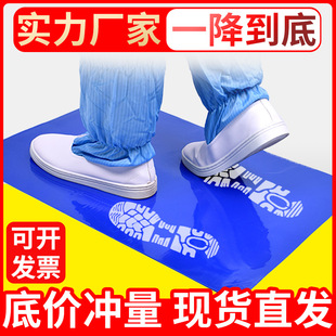 Blue Dust-Sticking Mat, Tear-Off Clean Room Workshop, Household Door Dust-Proof Mat, Sticky Dust Mat, Disposable Floor Glue