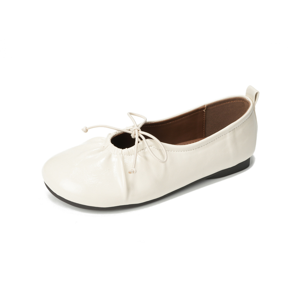 533-2 French Ballet Mary Jane Women's 2026 New Spring And Autumn Slip-On Flat Soft Leather Granny Shoes_vogvips.com