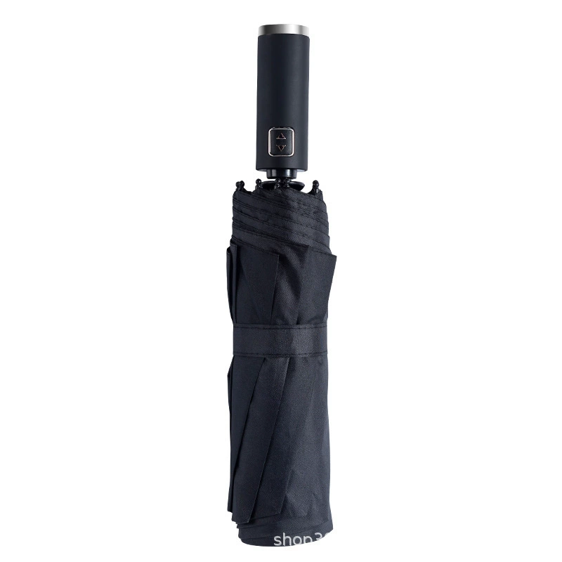 Automatic Waterproof Umbrella, 10-Rib Fully Automatic Compact Folding, Multiple Colors