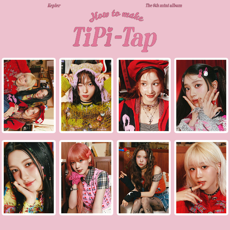 Kep1er 迷你六辑 TIPI TAP 崔有真周边不干胶海报 墙贴画 装饰画