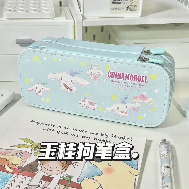 Bolsos de papelería multifuncional para estudiantes de primaria, secundaria y preparatoria, colección grande, corazón de niña, gran capacidad, bolsa de lápices coreana de alto valor