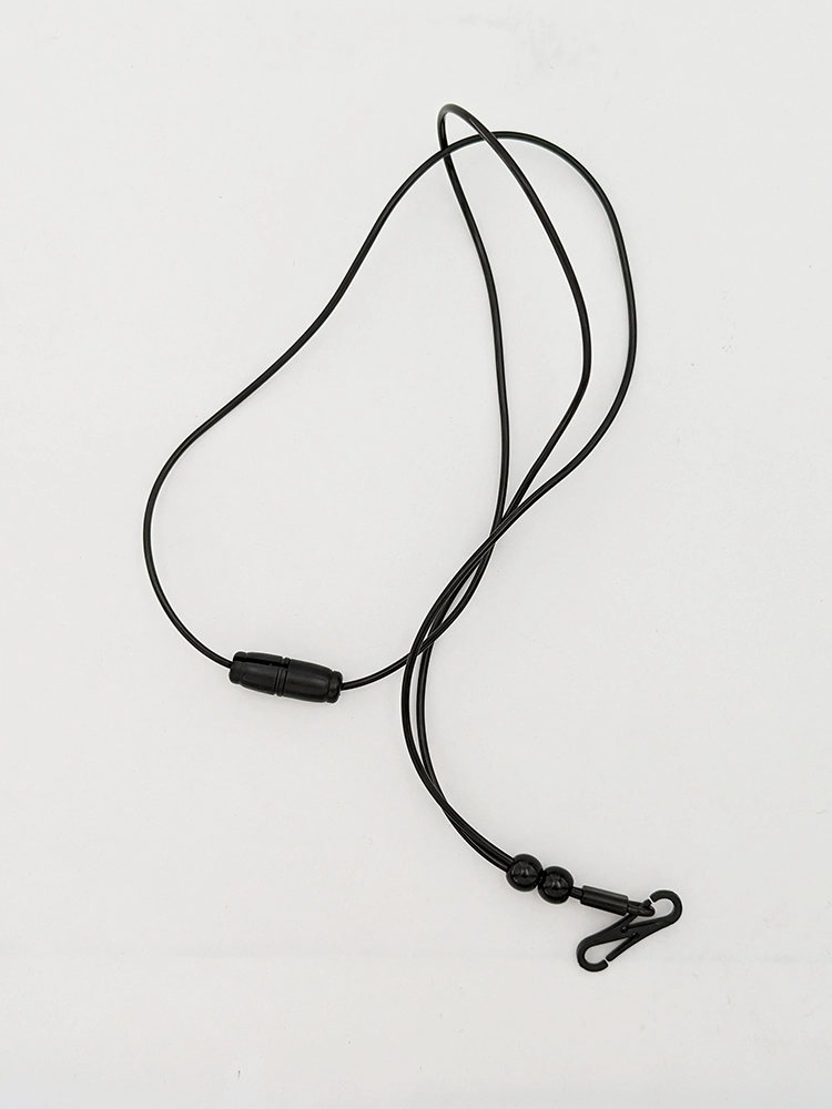 Basketball referee sweatless anti -rope anti -explosion rope anti -rope tope coach whistle silicon glue rope lane rope whistle