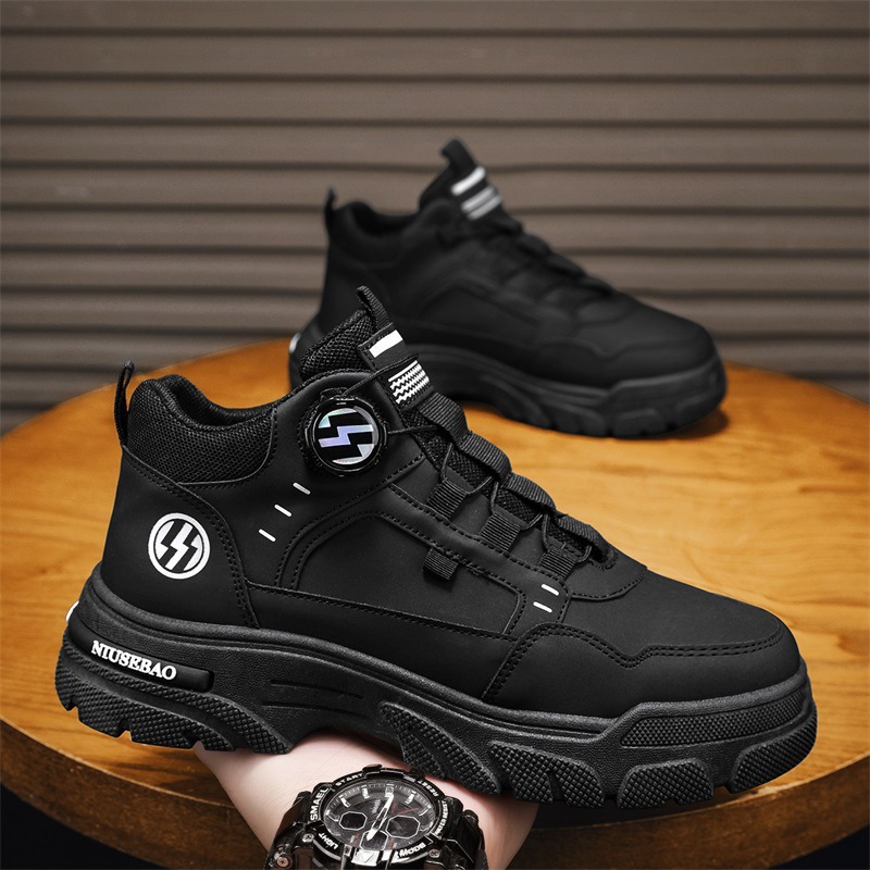 2025 otoño medio zapatos de hombre tendencia universal botas Martin zapatos de hombre zapatos de moda zapatos casuales juveniles