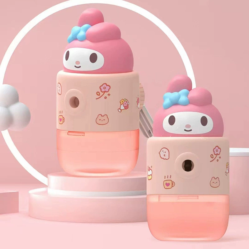 Импортная ручка-стайлер Sanrio Kuromi/Kitty с функцией ножа-зарубки и большой ушастой собачкой, детский подарок