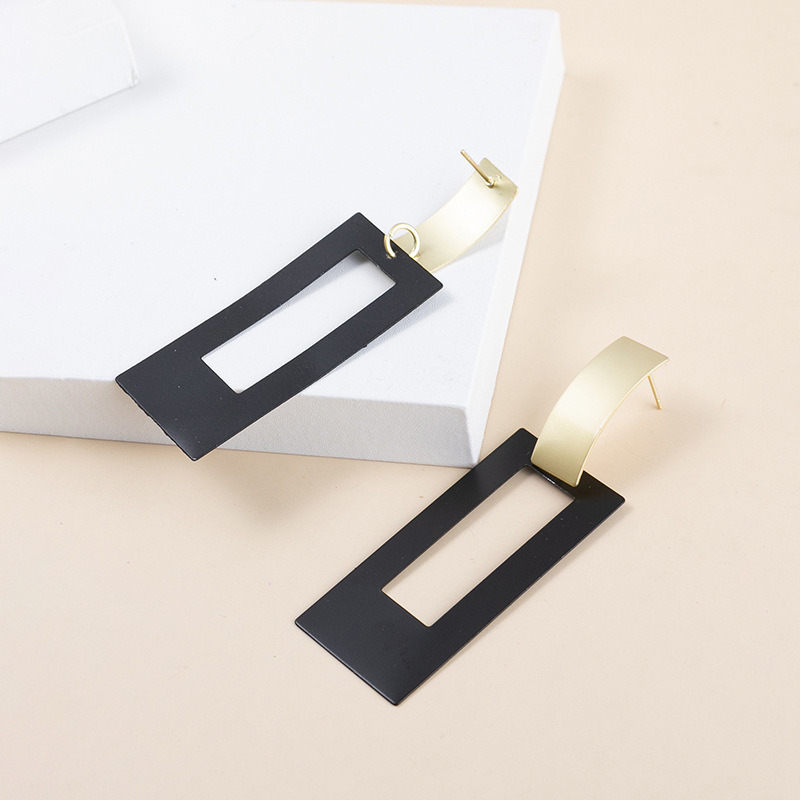 Drop Earrings Classification Daily Occasion Fashion Triangle Heart Shape Metal Drop Earrings