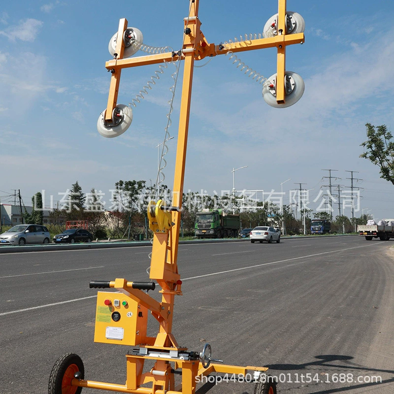 Электрическая стеклянная присоска, мощный сверхмощный держатель для установки дверей и окон навесных стен, вращающийся вакуумный подъемник для стекла, вакуумный подъемник