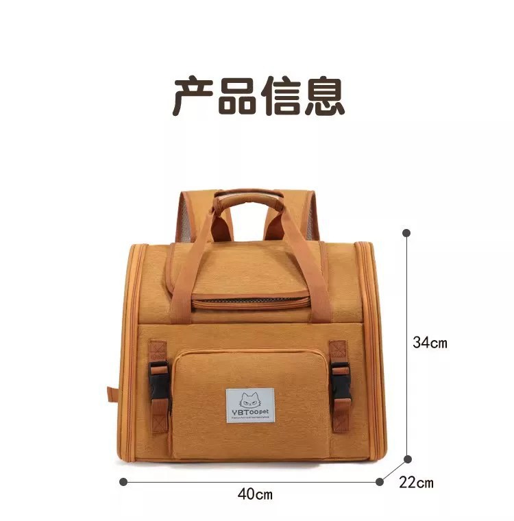 Pet Travel Backpack Carrier For Cats And Dogs Expandable Design_voghion.com