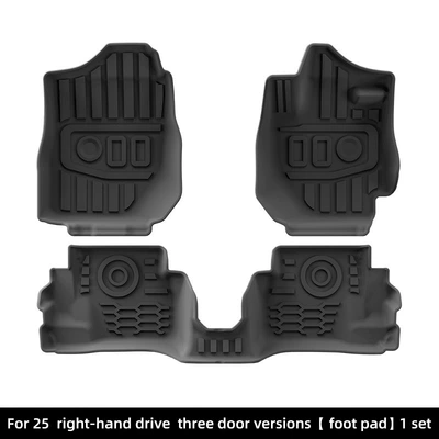 Tpe Floor Mats, Modelə uyğun ayaqaltı - 25-models-of-jimny-right-hand-drive-single-layer-floor-mats-three-door-versionautomatic-transmission