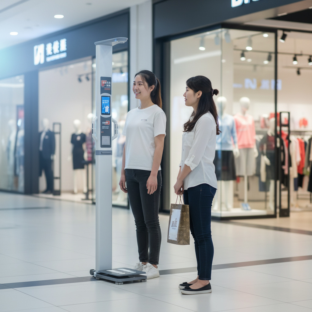 身高体重秤乐佳HW-700A身高体重人体成分体脂健康秤