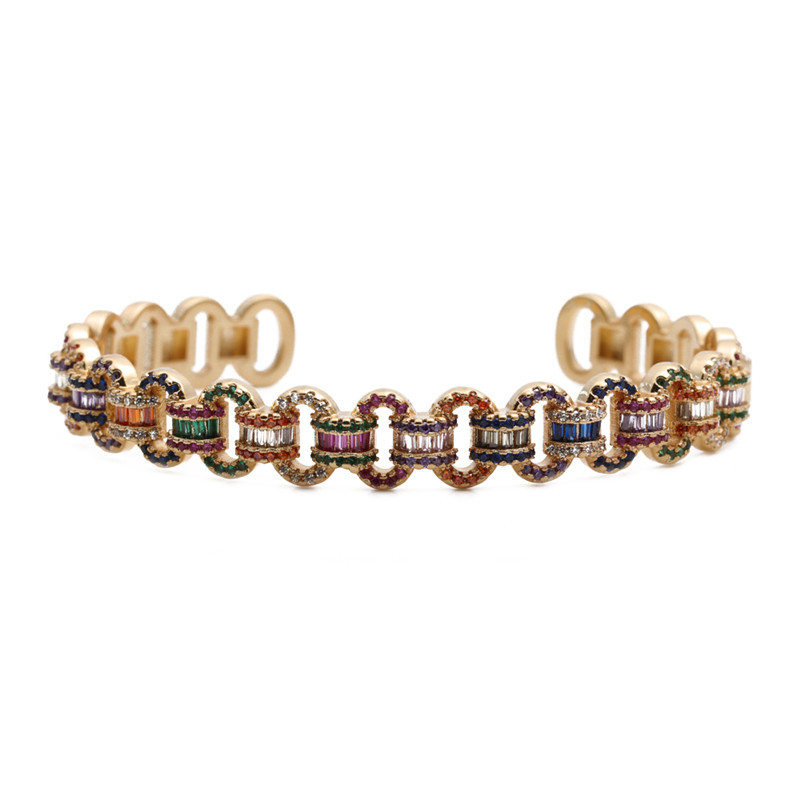 Pulsera de moda europea y americana simple estrella en forma de corazón pulsera hip hop metal punk estilo amor pulsera abierta joyería