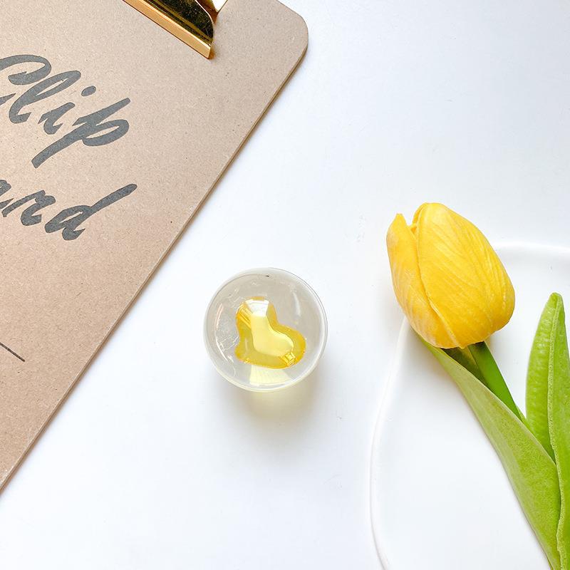 Support d'airbag pour téléphone portable, boule de cristal de style love Instagram, bureau de niche minimaliste féminin, support paresseux, stable_voghion.com