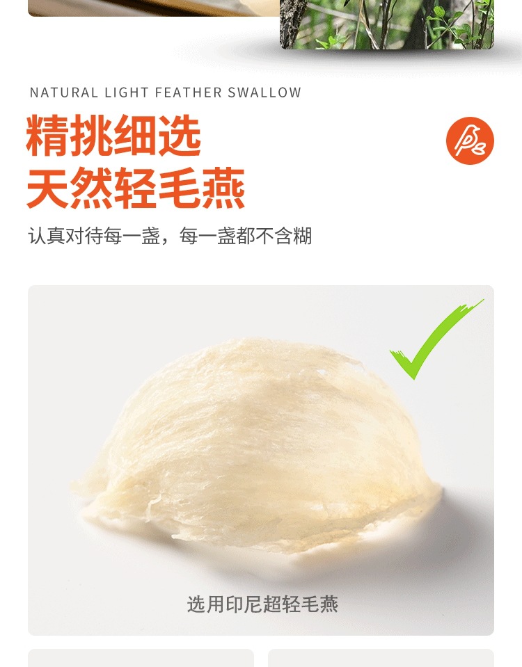 Edible Bird Nest Yan Wo 100g Gift Box Dried White Swiftlet Cups for Cooking and Nourishing Soups specifications