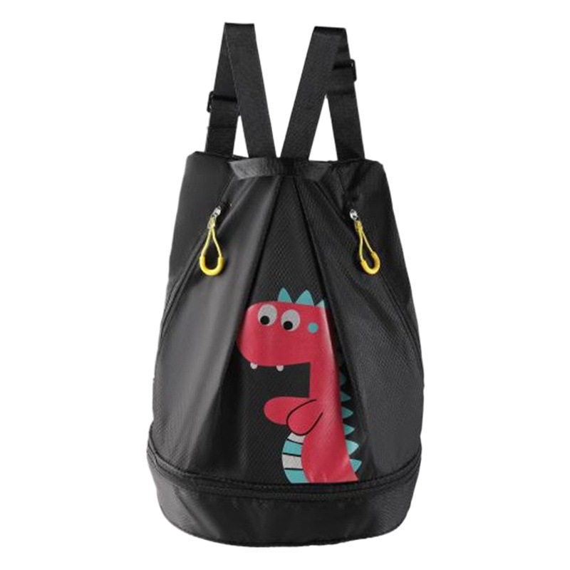 Huihong Children's Summer Swimming Bag Dry and Wet Separation Water-Repellent Backpack Cute Cartoon Beach Storage Bag Manufacturer
