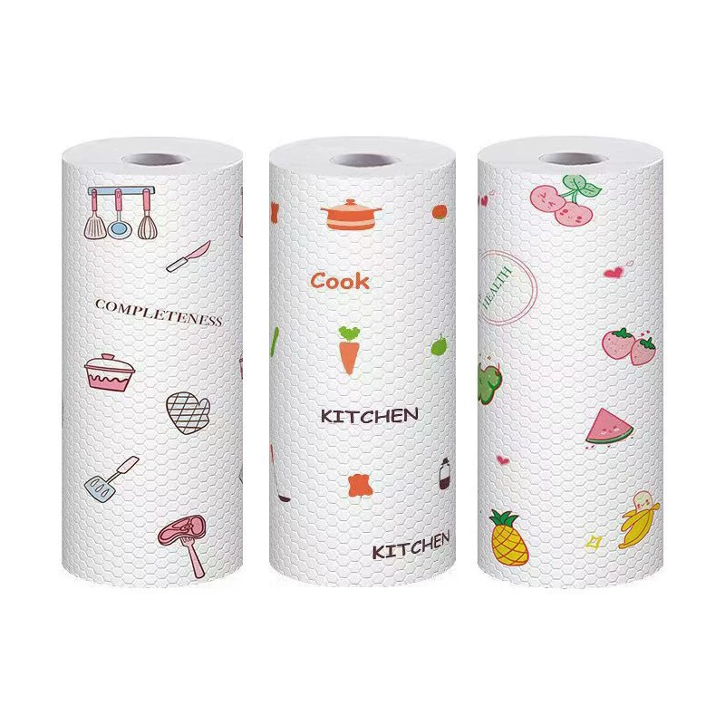 Одноразовая ленивая тряпка для кухни утолщенная, мокрая, сухая и влажная, мойка, мойка и мойка