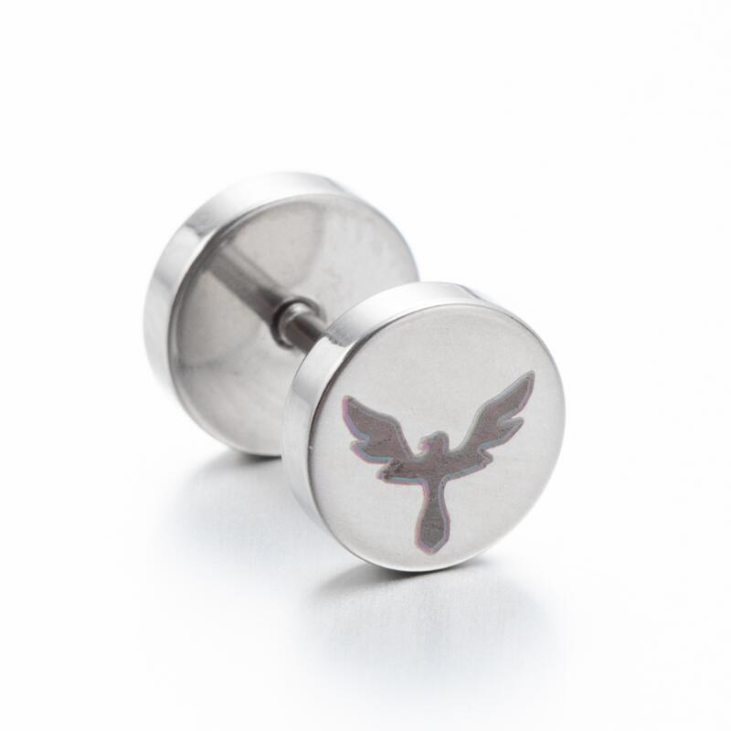 Simple Style Animal Titanium Steel Ear Studs Plating No Inlaid Stainless Steel Earrings