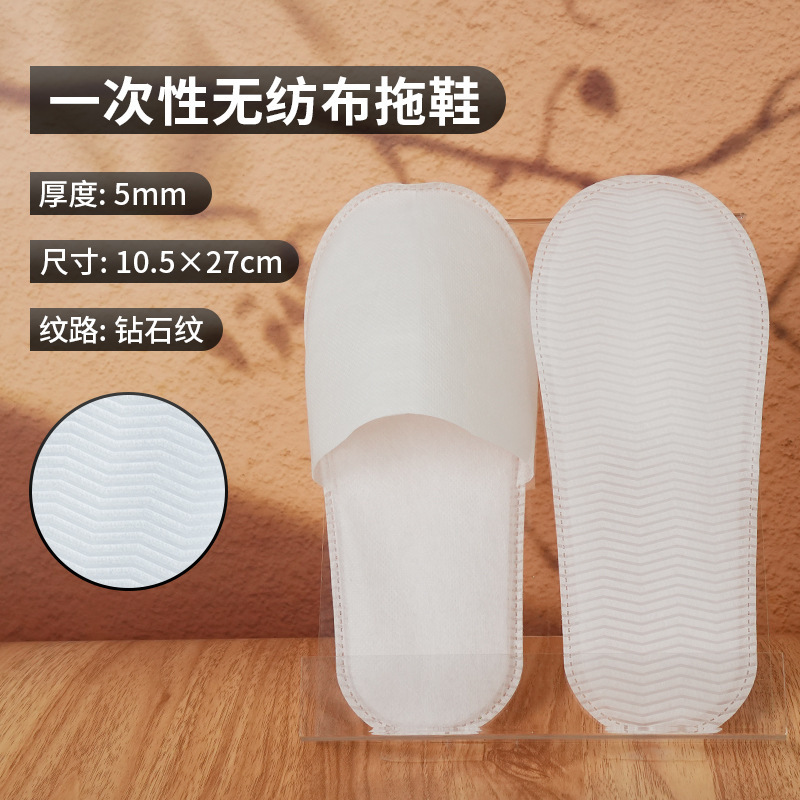 ホテルやB&B用の個別包装された使い捨てスリッパ、ホームホスピタリティ用の厚みのある滑り止めの入浴用スリッパ|undefined
