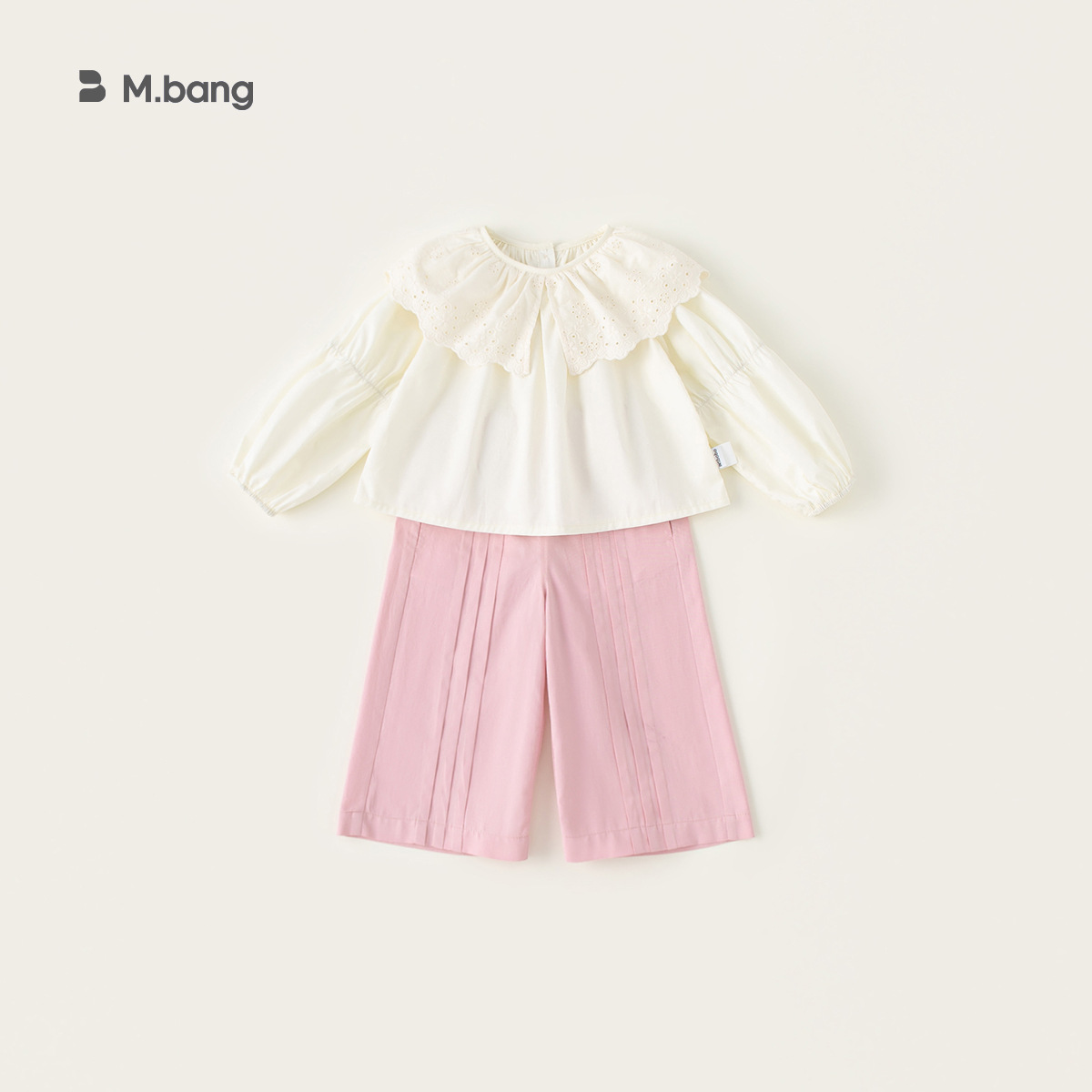 Youbao ropa para niños niñas primavera y otoño nuevo conjunto de muñeca para niños camisa de cuello casual pantalones de piernas de primavera de dos piezas image 7
