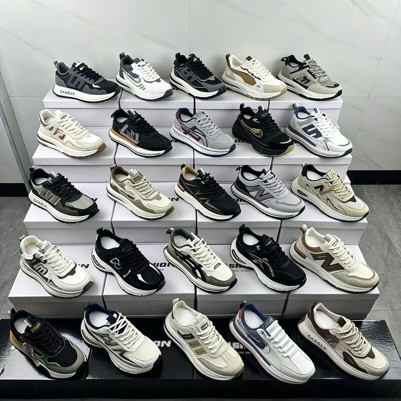 Fujian Quanzhou Sports Shoes, Street Vendor Shoes Wholesale, Breathable Mesh Men's Shoes, Casual Shoes, Low-Priced Stall Shoes