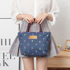 Women's Fashion Large Capacity Lunch Bag, Backpack for Work, Printed Fabric Handbag, Lady Purse, Mom Umbrella Bag, Meal Box Bag