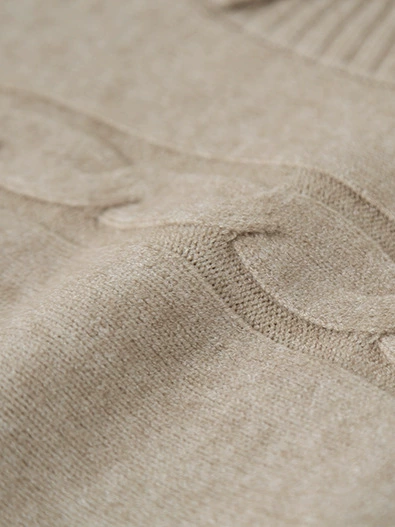 Sweater, winter long-sleeve, high collar