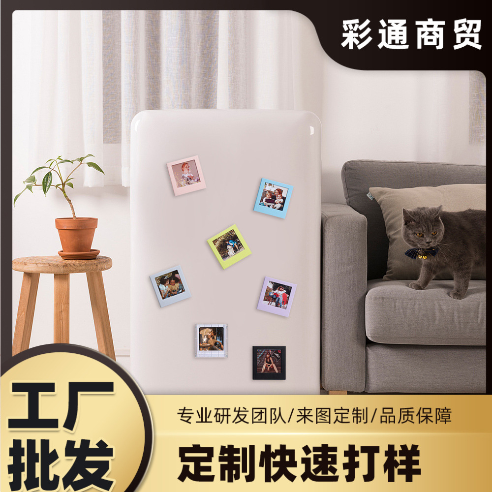 亚马逊热卖拍立得SquareDIY磁力片百变组合摆台创意磁铁小相框