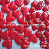 Red beads heart-shaped heart shaped, acrylic bracelet, accessory, 17mm, 12mm