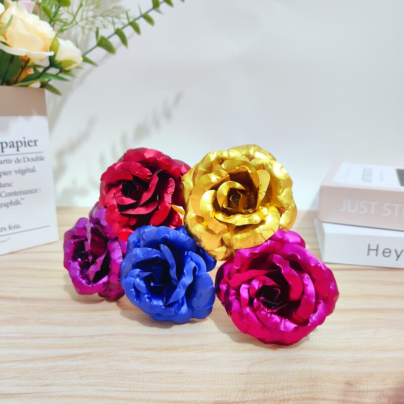 Gold foil rose gift box suit Mother's Day Tanabata Valentine's Day gift for mother girlfriend insurance promotional gifts