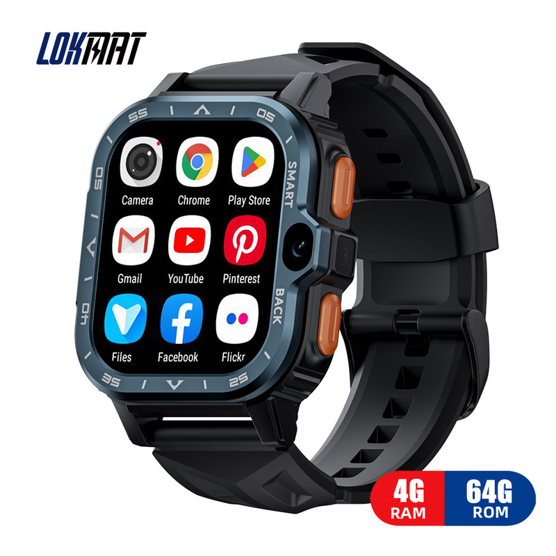 Cross-border phone watch LOKMAT smart APPLLP4 MAX full netcom pluggable card wifi video download APP
