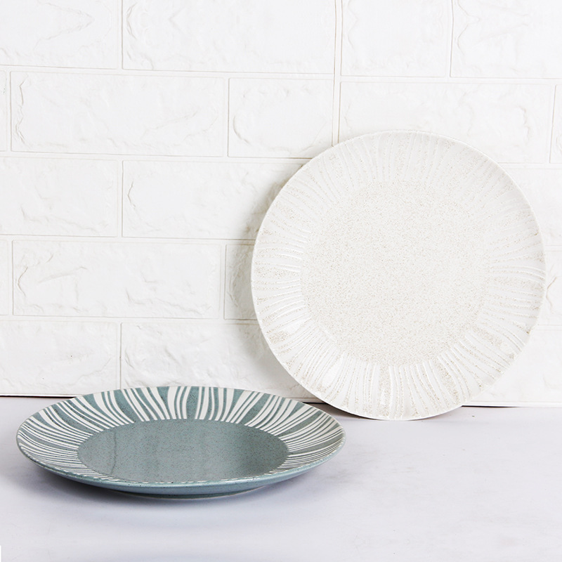 Vajilla de postre plato de carne plato occidental 11 pulgadas hogar plato pasta ensalada placa plana