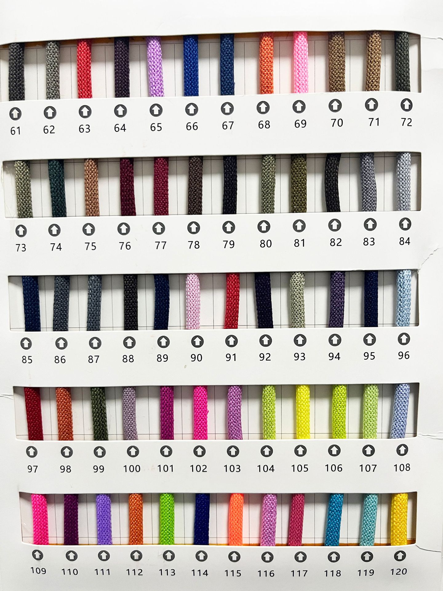 120 colores spot 6mm poliéster de alta temperatura teñido medioambiental paquete de cordón redondo cordón de zapatos grueso trenzado camisa casual cuerda de dibujo
