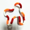 Red and white orange