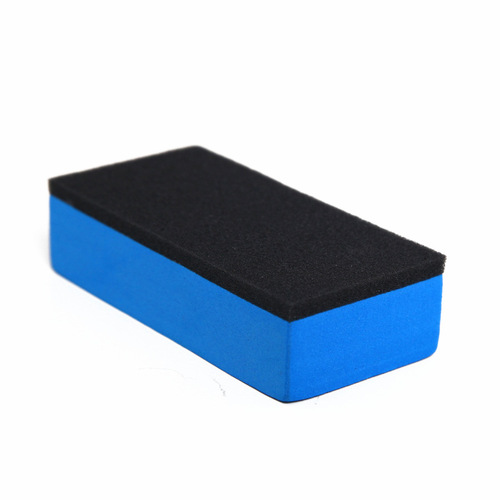 Car paint surface coated crystal sponge block paint surface glass coating sponge wipe non-degumming plus velvet wiping cloth beauty construction