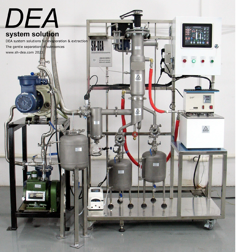 DEA-DZL-10 оборудование для молекулярной дистилляции с высокой степенью автоматизации и эксплуатационную стабильность