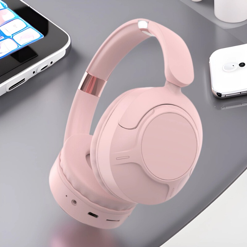 外国貿易人気の Bluetooth ヘッドセットヘッドマウント高品質 HiFi ゲーム音楽カード折りたたみ回転ヘッドセット工場|undefined