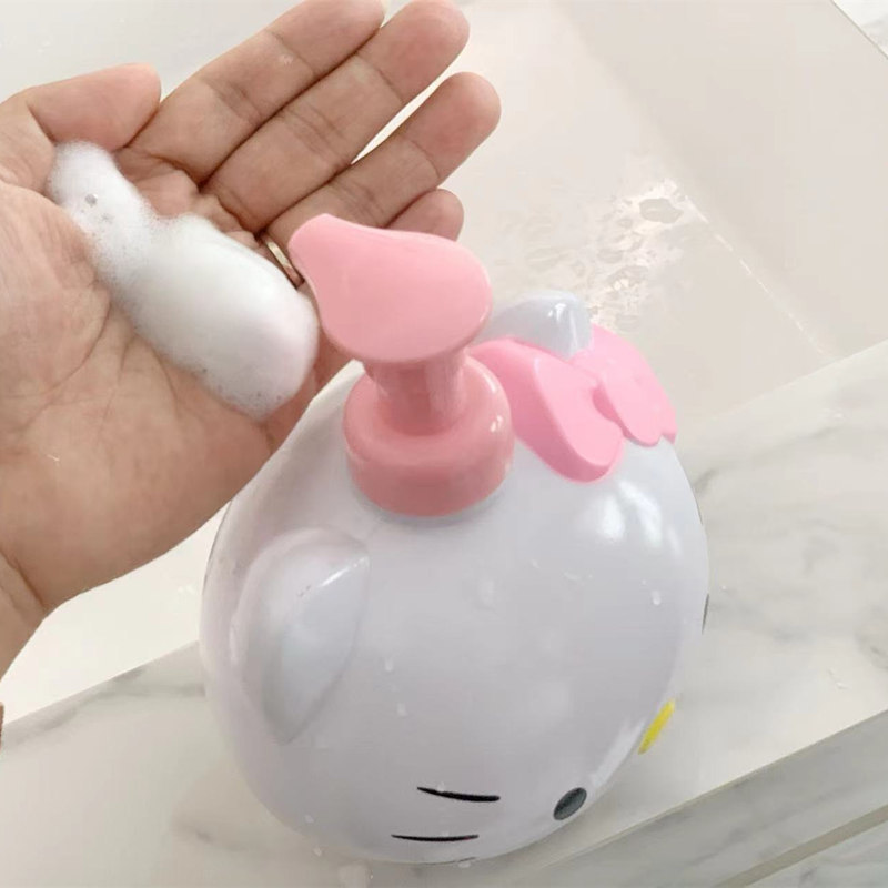 고양이 머리 거품병 수동 클렌징 폼 손 세정제 샴푸 거품병 대용량 거품기