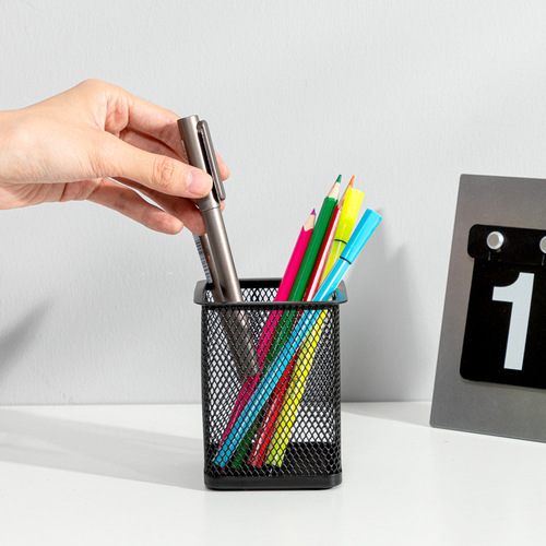 Deli 9172/9174 multifunctional pen holder office business student pen holder simple creative storage pen holder