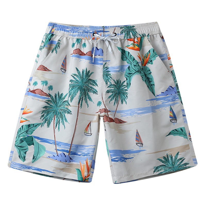 Directamente aprobados por el fabricante, nuevos shorts de playa 2025 para hombre y mujer, estilo casual para parejas, ideales para vacaciones en la playa, corte holgado, shorts de secado rápido.