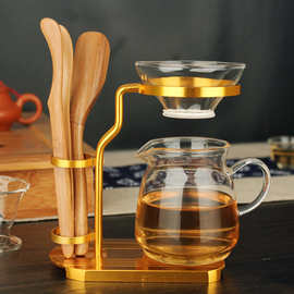 太空铝易泡架泡茶支架简易铝茶漏架懒人泡茶器创意泡茶器具