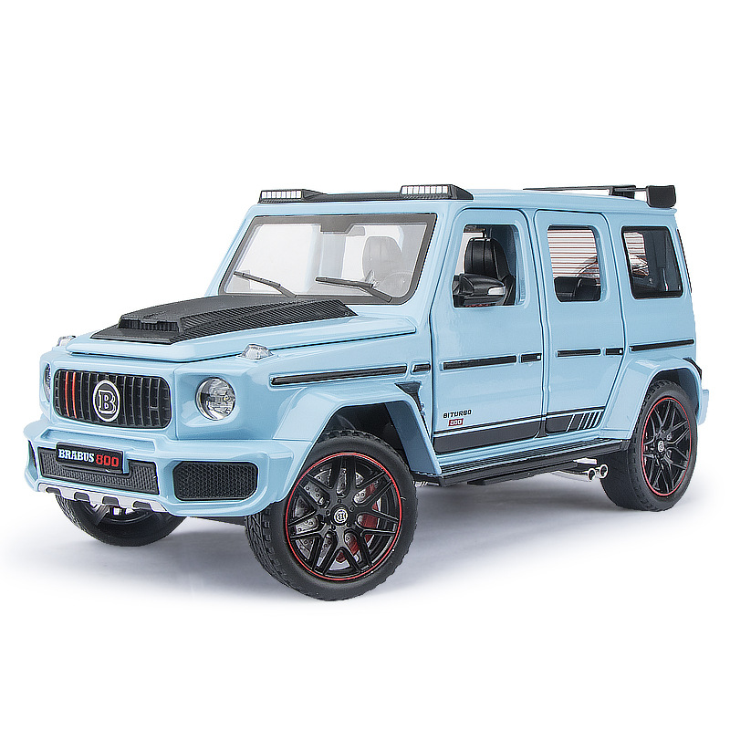 (2개) JIANYUAN 1:24 STAR TOP BABOS G800 모델 합금 오프로드 차량 모델 쉐이크 보이스 라이브 추천 국경