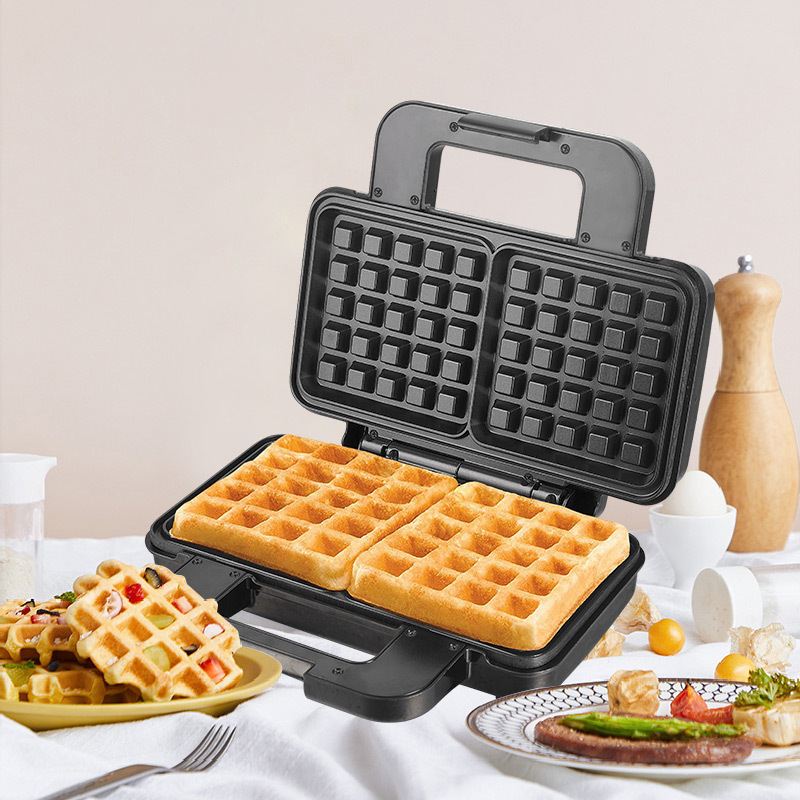 Cross-border European regulations multi-function sandwich machine small waffle toaster household double-sided heating breakfast machine