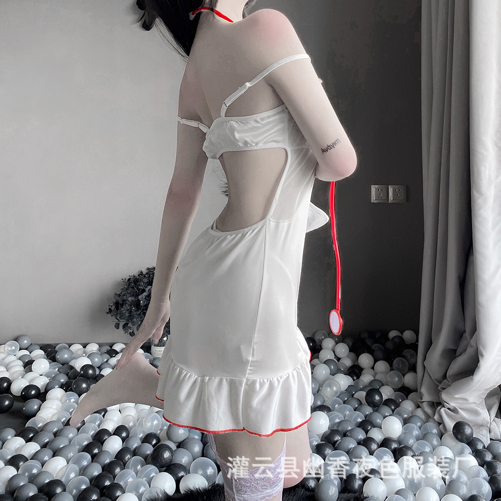 Cross -border sex lingerie with light nurses costumes
