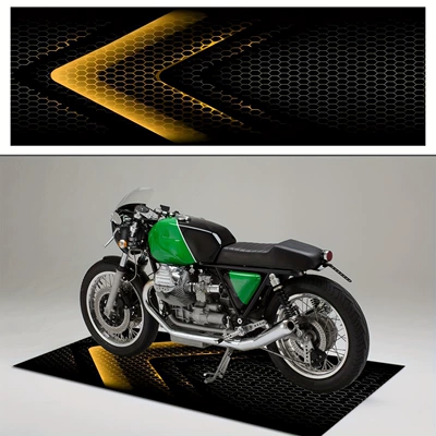Cross-border TEMU American Motorcycle Special Display Pad Dirt-resistant, Wear-resistant and Easy-to-take-care Motorcycle Protection Pad in stock (Avtomobil döşəmə paspasları) - 0325-motorcycle-floor-mat-1-40120cm-skin-friendly-crystal-velvet