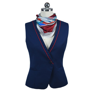 Manufacturer Customized Customer Service Work Clothes Aviation Customer Service Hotel Case Beauty Salon Property Work Clothes Women's