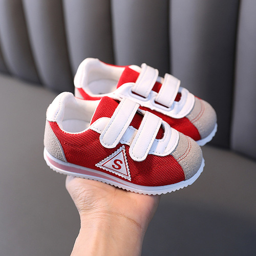 Dropshipping children's sneakers  spring and autumn boys fashion soft sole forrest shoes baby shoes girls casual