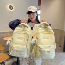 韩版小清新可爱背包大容量高颜值ins粉嫩嫩少女心出游逛街双肩包